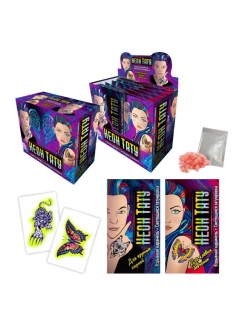 Взрывная карамель Неон тату со светящейся татуировкой 1гр*48 Канди Клаб