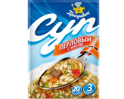 Суп Перловый с мясом 60г*20шт (шоу-бокс) Приправыч