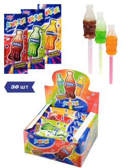 Карамель на неон пал Лучистик Газировка 10гр*30 Канди Клаб