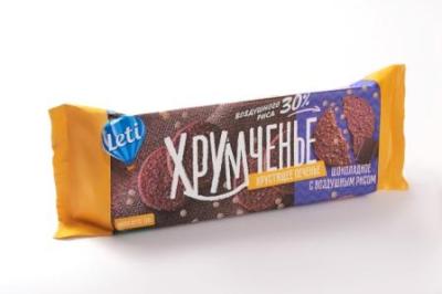 Хрумченье шоколадное с воздушным рисом, печенье 0,12*9