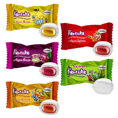 Капелька МИКС карамель 1*5 кг Акконд