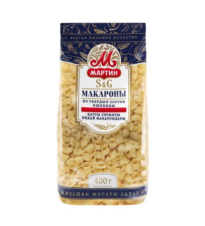 Улитка макаронные изделия Мартин гр.А, в/с 0,4кг*20