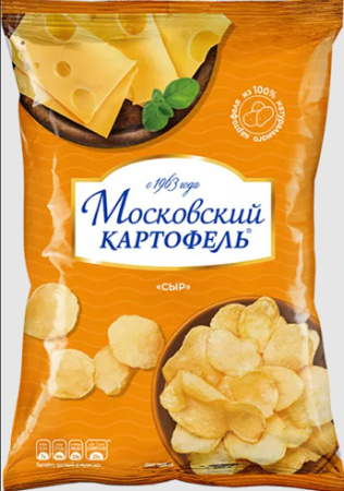 Московский картофель Сыр 60г*12